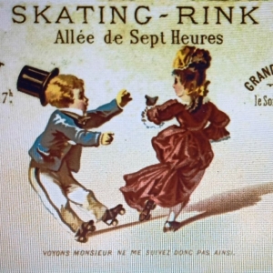 Carte publicitaire « Skating Rink »