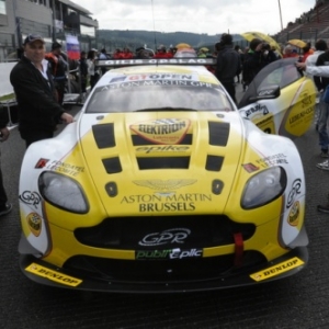 Aston Martin Vantage GT3 # 100 du team GPR.