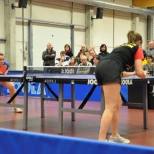 Blegny. Tennis de table. Ligue européenne dames.