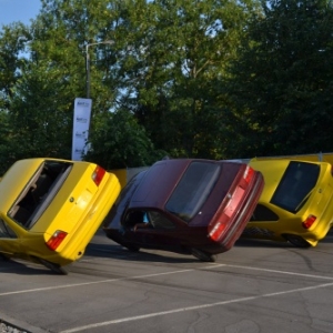 A trois sur deux roues