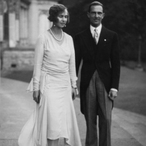 Les fiancés. Château de Laeken, 25 octobre 1929