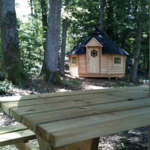 La cabane de Laponie - Kota Finlandais dans les Ardennes