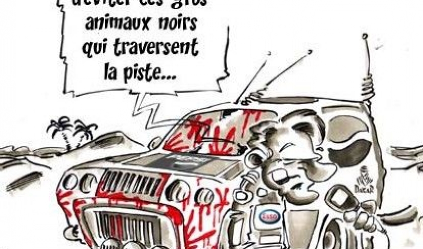 Dakar caricatures 