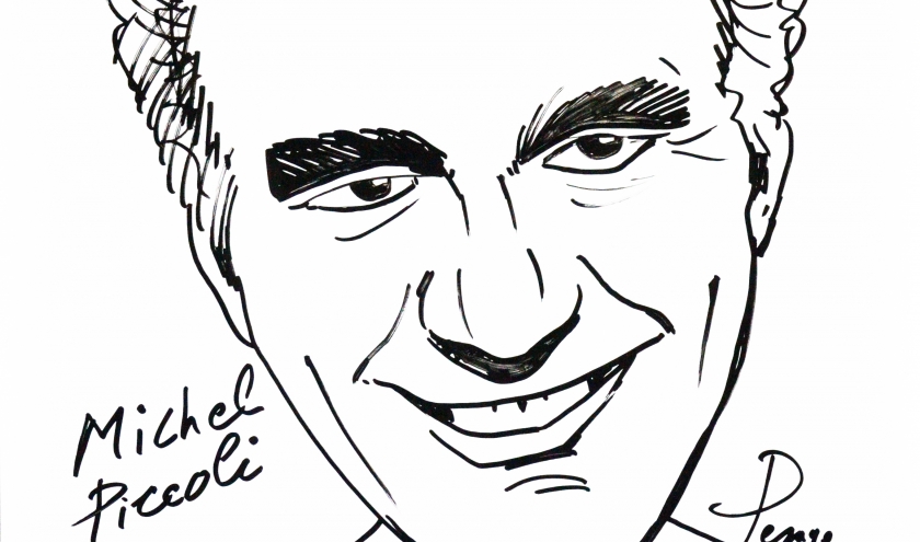Michel Piccoli_caricature