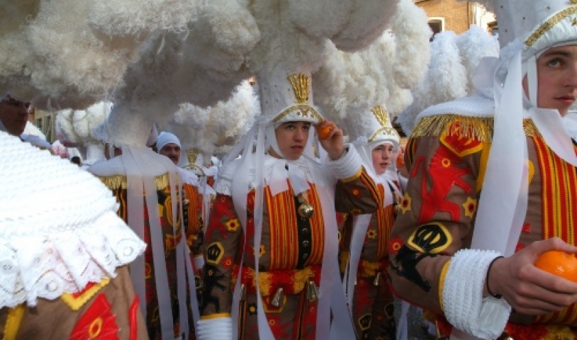 Carnaval van Binche van zondag 2 maart 2014 tot dinsdag 4 maart 2014