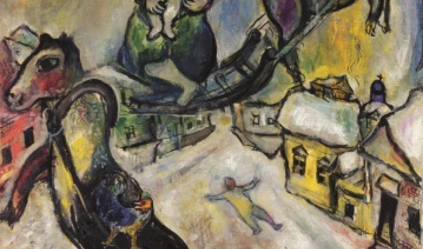 La Guerre, 1943, huile sur toile, copyright ADAGP, Paris 2013 / CHAGALL