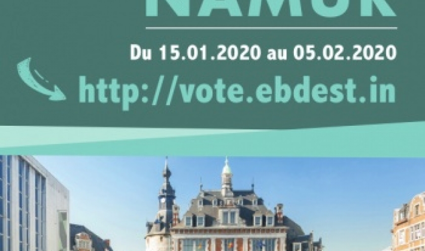 Votons Namur, comme meilleure Destination européenne 2020