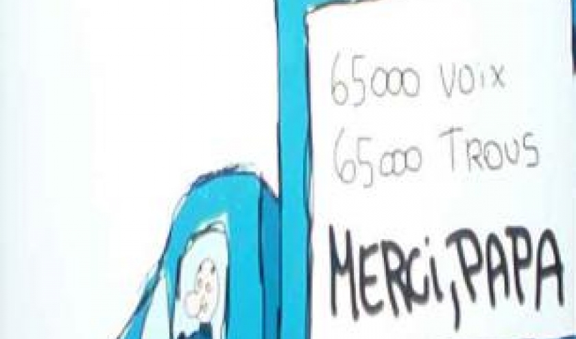 merci papa pour les 65.000 trous