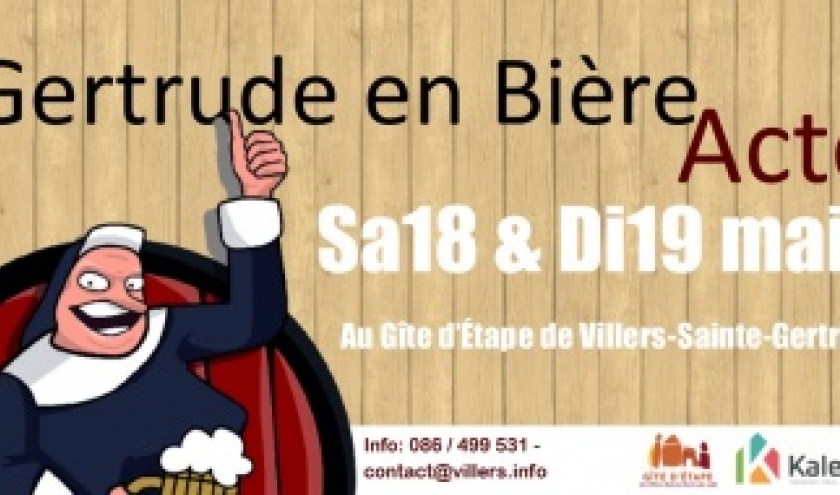 GERTRUDE EN BIERE. Festival brassicole familial