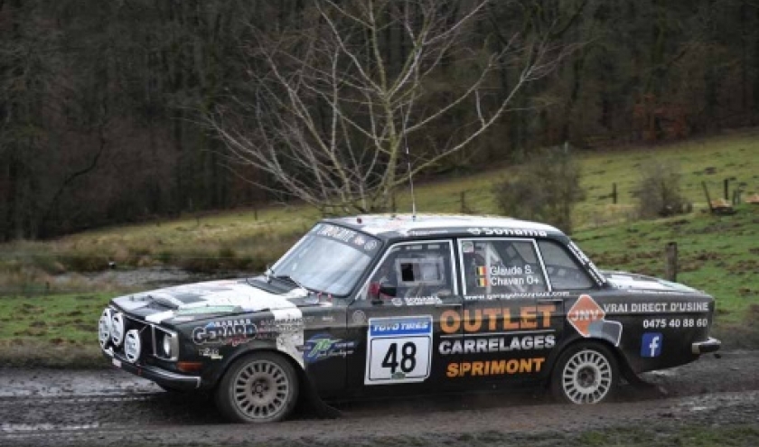 Sebastien GLAUDE aux Legend Boucles@Bastogne avec Charles CHAVAN