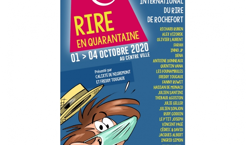 Rire en Quarantaine, un week-end festif du 1er au 04 octobre 2020