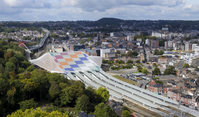 daniel buren | liège-guillemins