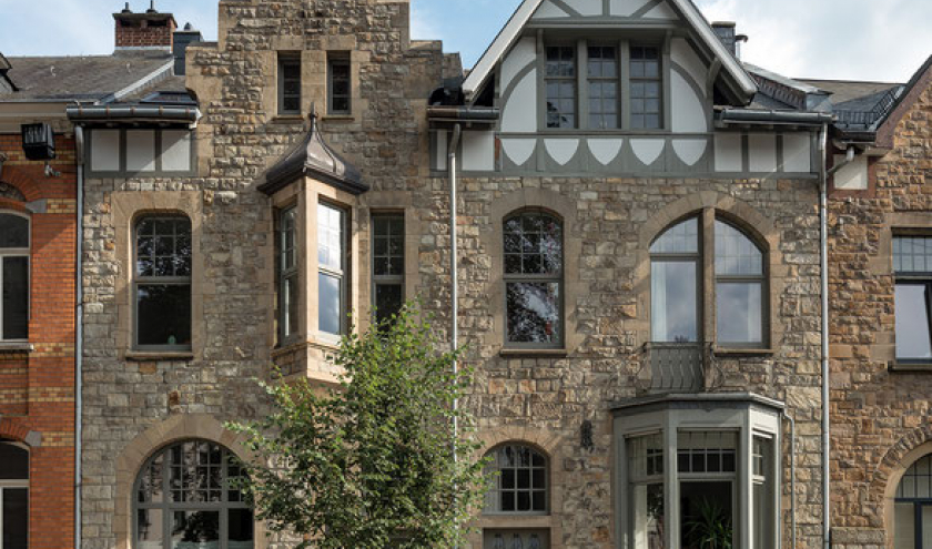 Maisons conçues par l'architecte Fritz Maiter, rue Steinbach à Malmedy. (c) Marc Wendelski.