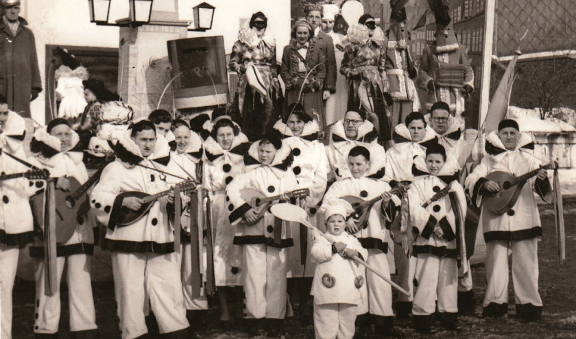 ORCHESTRE DES MANDOLINISTES DE MALMEDY EN 1952