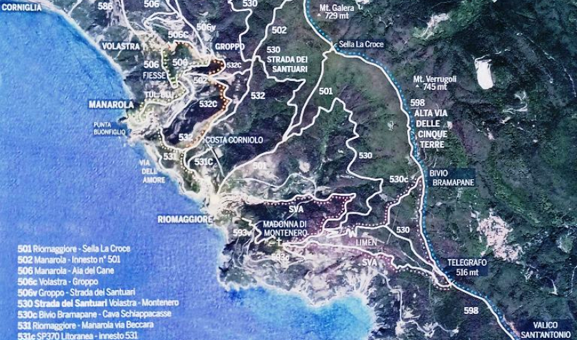 Noël à Riomaggiore ( photo : F. Detry )