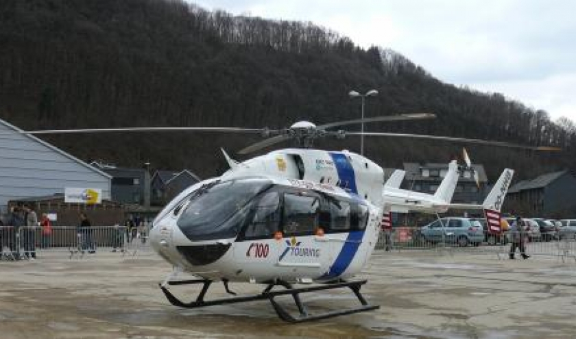 L'helicoptere du Centre de secours de Bra