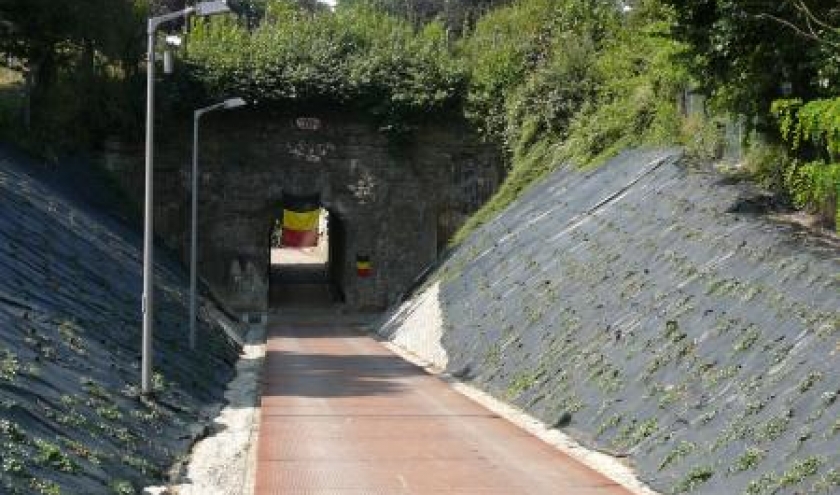 Entree du fort de Loncin ( la poterne )