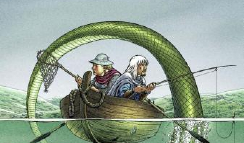 Kaamelott (T5) - Le Serpent Géant Du Lac De L'Ombre, A. Astier & S. Dupré – Casterman. 
