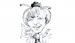 Annie Cordy caricature de Jean-Marie Lesage